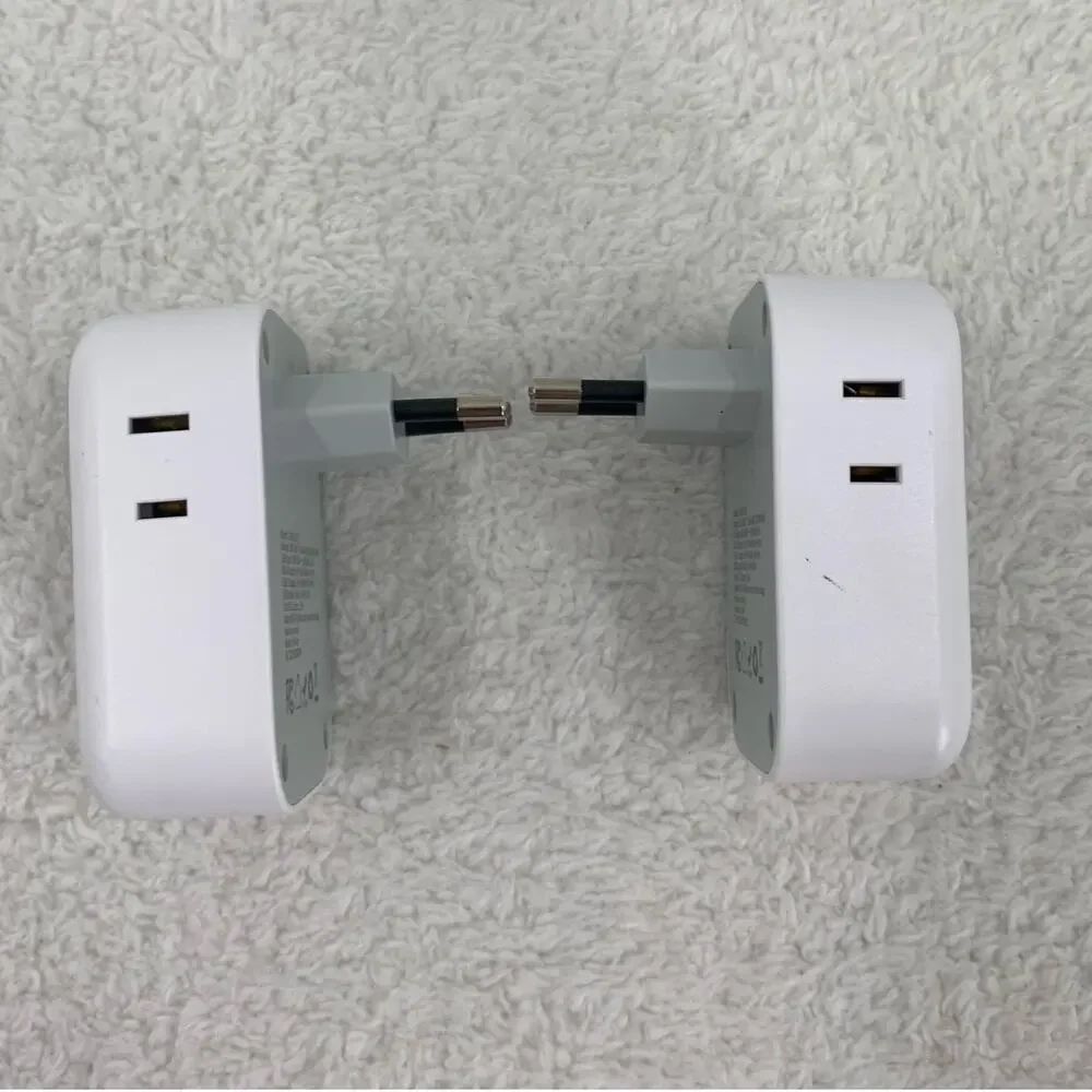 2 Tessan Travel Plug Adapter TS-161-EU-C 4 Outlet/2 USB/1 USB-C US to Europe